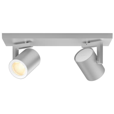 Philips Hue Argenta dobbelt spotlys 5062248P7 (aluminium)