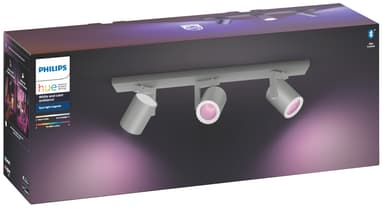 Philips Hue Argenta spotlys (aluminium) 3x5,7W