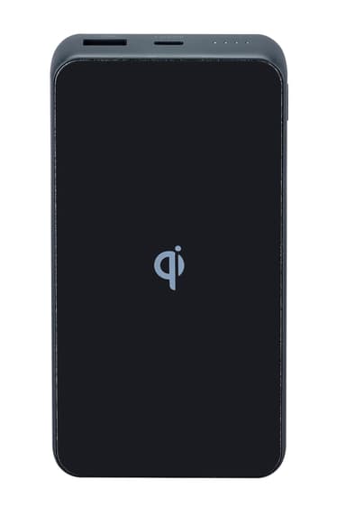 Sandstrøm 10000 mAh powerbank med 5 Watt trådløs opladning (sort) Sandstrøm 10000 mAh powerbank med 5 Watt trådløs opladning (sort)