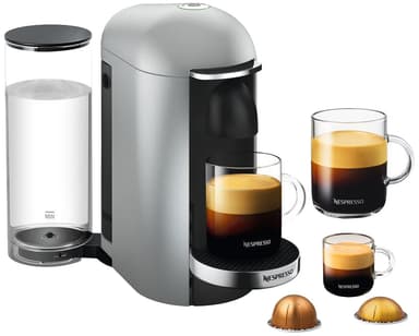 Nespresso VertuoPlus kaffekapselmaskine (sølv)