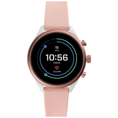 pink fossil smartwatch
