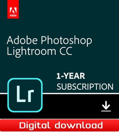 Adobe Lightroom CC plan - 1 års abonnement - PC Windows,M