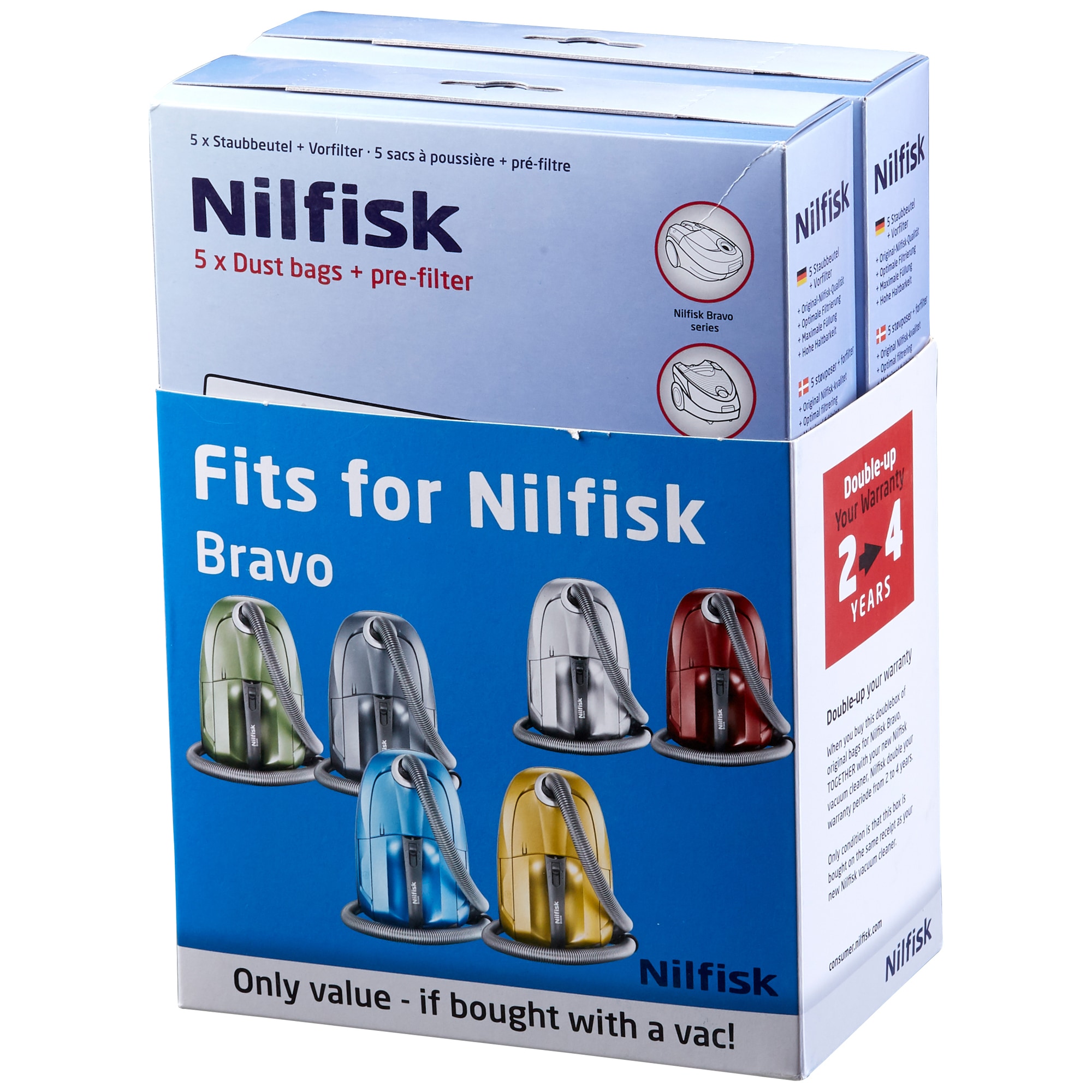 Nilfisk Bravo garantiboks 107416244 thumbnail