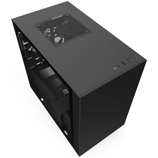 NZXT H210 Mini-ITX PC kabinet (sort)