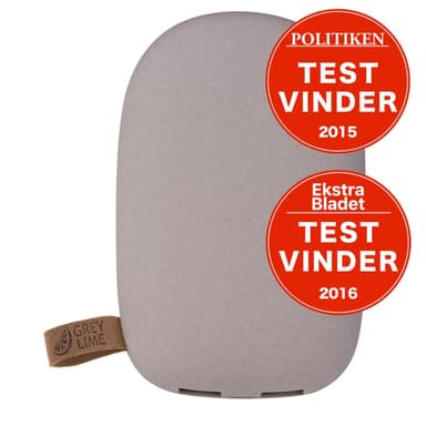 GreyLime Power Stone, 10400 mAh powerbank, 2 USB udgange, Sandfarvet