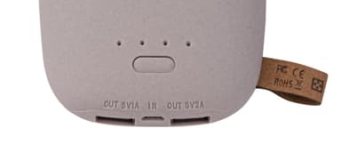 GreyLime Power Stone, 10400 mAh powerbank, 2 USB udgange, Sandfarvet