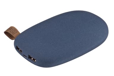 GreyLime Power Stone, 10400 mAh powerbank, 2 USB udgange, Mørkeblå