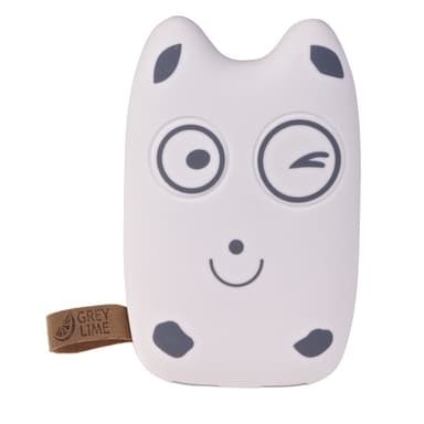 GreyLime Power Owl, 7800 mAh powerbank, Happy Face
