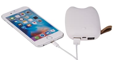 GreyLime Power Owl, 7800 mAh powerbank, Happy Face