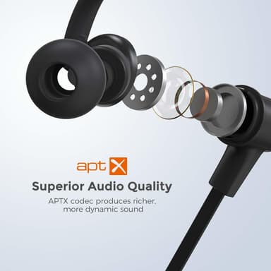 TaoTronics Bluetooth Headphones Sweatproof Wireless Earbuds Bluetooth 5.0 Sports