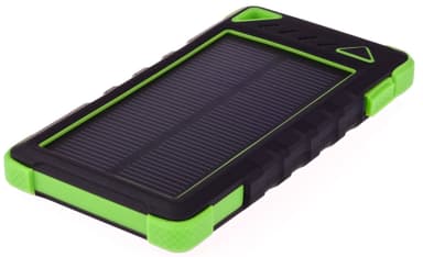 GreyLime Power Solar, 8000 mAh powerbank, 1,2W solcelle oplader, Grøn