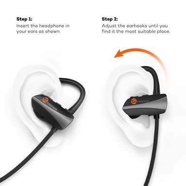 TaoTronics Bluetooth trådløse in ear Sport HeadPhones