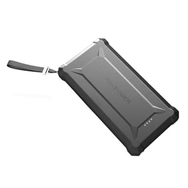 RAVPower Rugged Series 20100 mAh outdoor powerbank med 45W USB-C PD, IP67, Sort