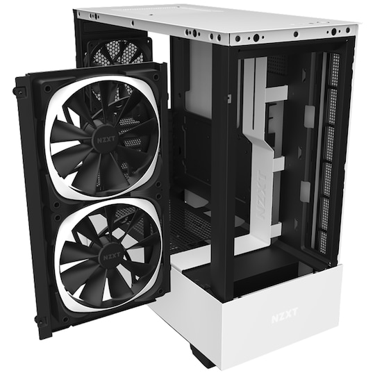 NZXT H510 Elite PC kabinet (hvid)