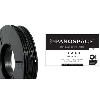Panospace filament til 3D printer Sort