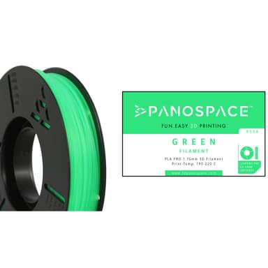 Panospace filament til 3D printer Grøn