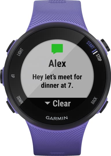 Garmin Forerunner 45 S sportsur (Iris/Black)