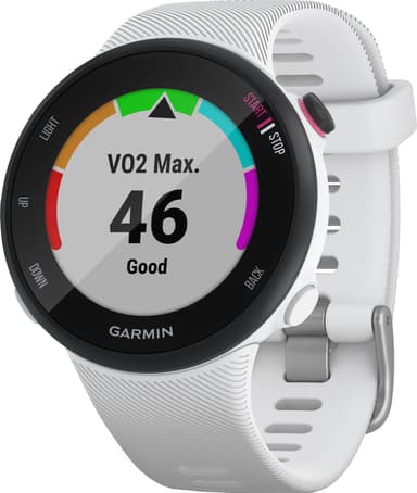 Garmin Forerunner 45 S sportsur (sort/hvid)