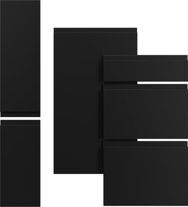 Epoq Integra frontpanel til opvaskemaskine 60x70 til køkken (Black)