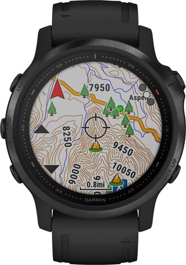 Garmin Fenix 6s Pro GPS sportsur 42 mm (sort)