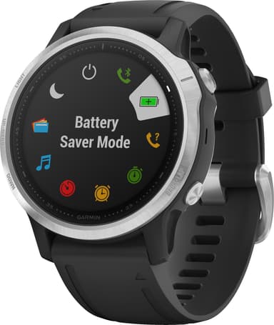 Garmin Fenix 6s GPS sportsur 42 mm (sølv/sort)