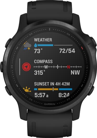 Garmin Fenix 6s Pro GPS sportsur 42 mm (sort)