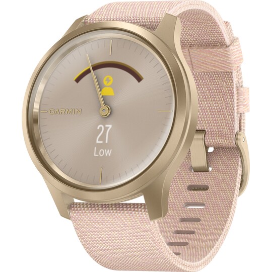 Garmin Vivomove Style hybrid smartwatch (light gold/rose)