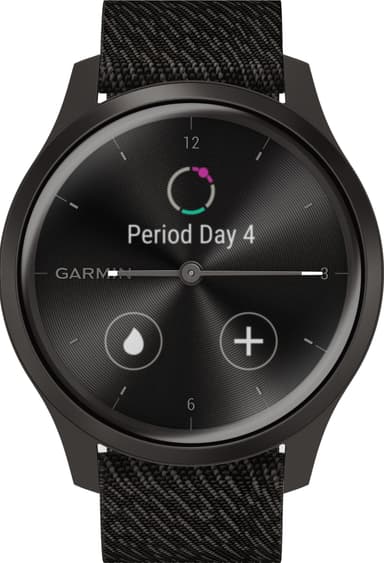 Garmin Vivomove Style hybrid smartwatch (mørkegrå)