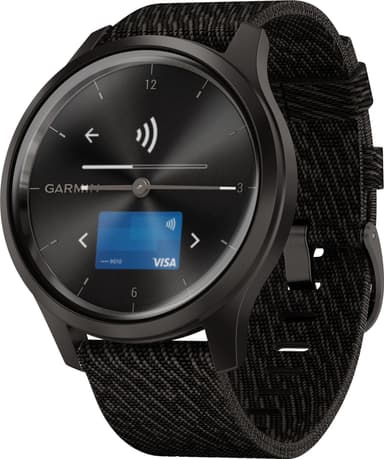 Garmin Vivomove Style hybrid smartwatch (mørkegrå)
