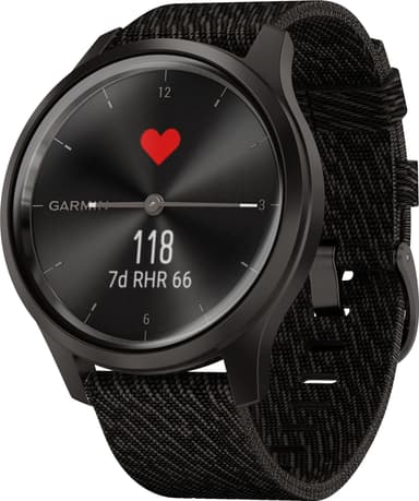 Garmin Vivomove Style hybrid smartwatch (mørkegrå)