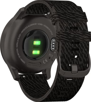 Garmin Vivomove Style hybrid smartwatch (mørkegrå)
