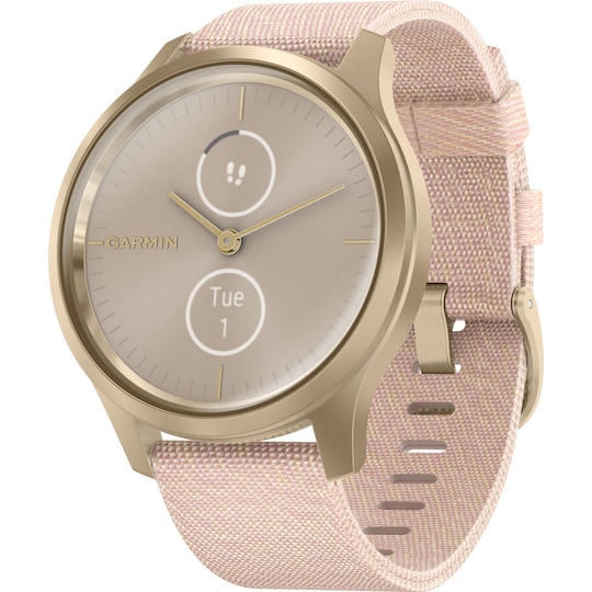 Garmin Vivomove Style hybrid smartwatch (light gold/rose)