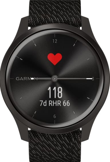Garmin Vivomove Style hybrid smartwatch (mørkegrå)