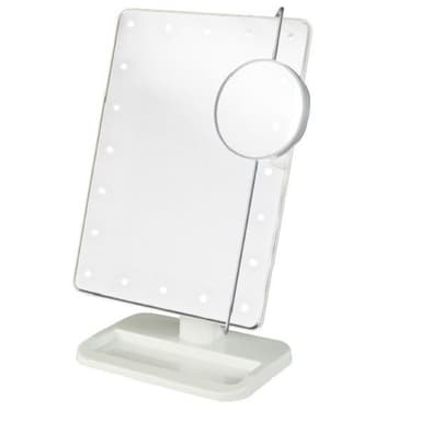 Integrere Transportere oversvømmelse UNIQ Hollywood Makeup Spejl med lys, Hvid - LED Mirror x10 | Elgiganten