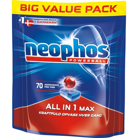 Neophos All In One Max Powerball opvasketabletter (70 stk.) 3080519