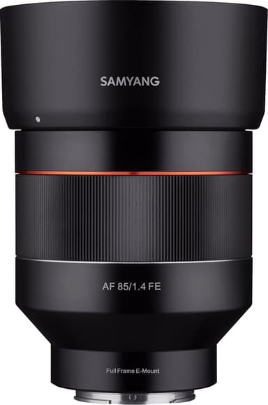 Samyang AF 85 mm f/1,4 FE telefotoobjektiv