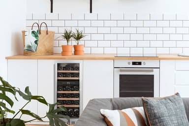 Cavin - Scandinavian Collection 800 - vinkøleskab til indbygning Rustfrit - 29 flasker