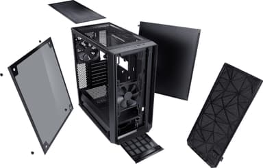 Fractal Design Meshify C computerkabinet (sort/dark glass)