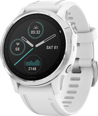 Garmin Fenix 6s GPS sportsur 42 mm (sølv/hvid)