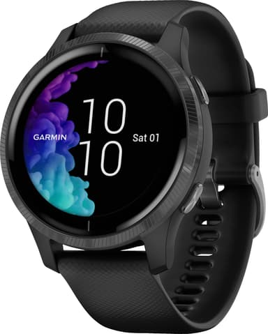 Mange farlige situationer Certifikat geni Garmin Venu smartwatch med GPS (sort) | Elgiganten