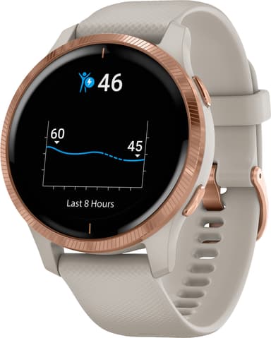 Garmin Venu smartwatch med GPS (sand/rose)
