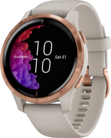 Opmærksom grammatik Maestro Garmin Venu smartwatch med GPS (sand/rose) | Elgiganten