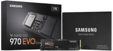 Samsung 970 EVO intern M.2 SSD-enhed (1 TB)