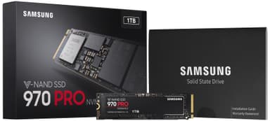 Samsung 970 PRO intern M.2 SSD-enhed (1 TB)