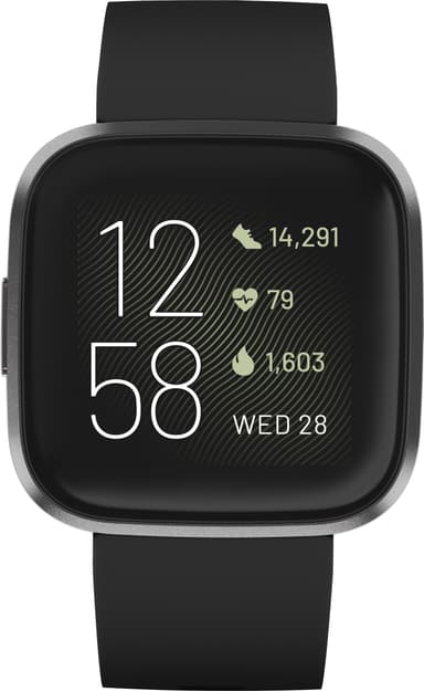 Fitbit Versa 2 smartwatch (Black/Carbon)