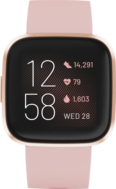 Fitbit Versa 2 smartwatch (Petal/Copper Rose)