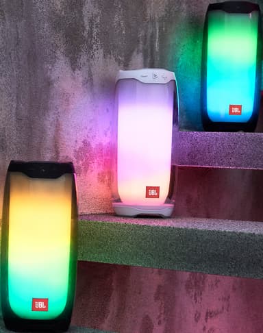 JBL Pulse 4 trådløs bærbar partyhøjttaler (sort)
