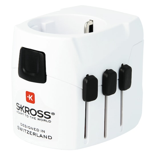 Skross World adapter Pro Light USB - Schuko, Euro
