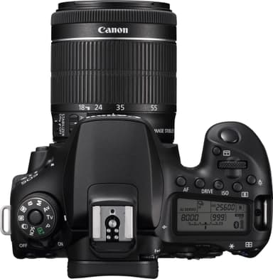 Canon EOS 90D DSLR kamera + EF-S  18-55 mm f/3.5-5.6 IS STM objektiv