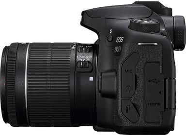 Canon EOS 90D DSLR kamera + EF-S  18-55 mm f/3.5-5.6 IS STM objektiv